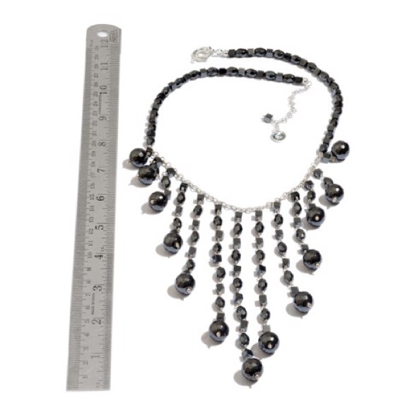 Hematite and Sterling Silver Necklace - Picture 7 of 9